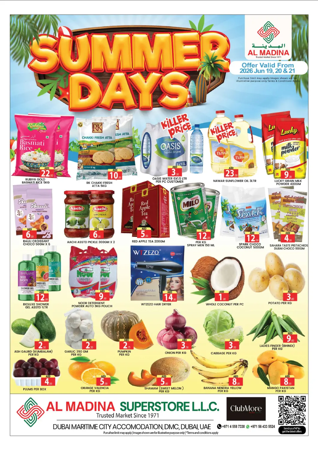 UAE - Dubai AL MADINA (Dubai) offers in D4D Online. Dubai Maritime City. . Till 21st June
