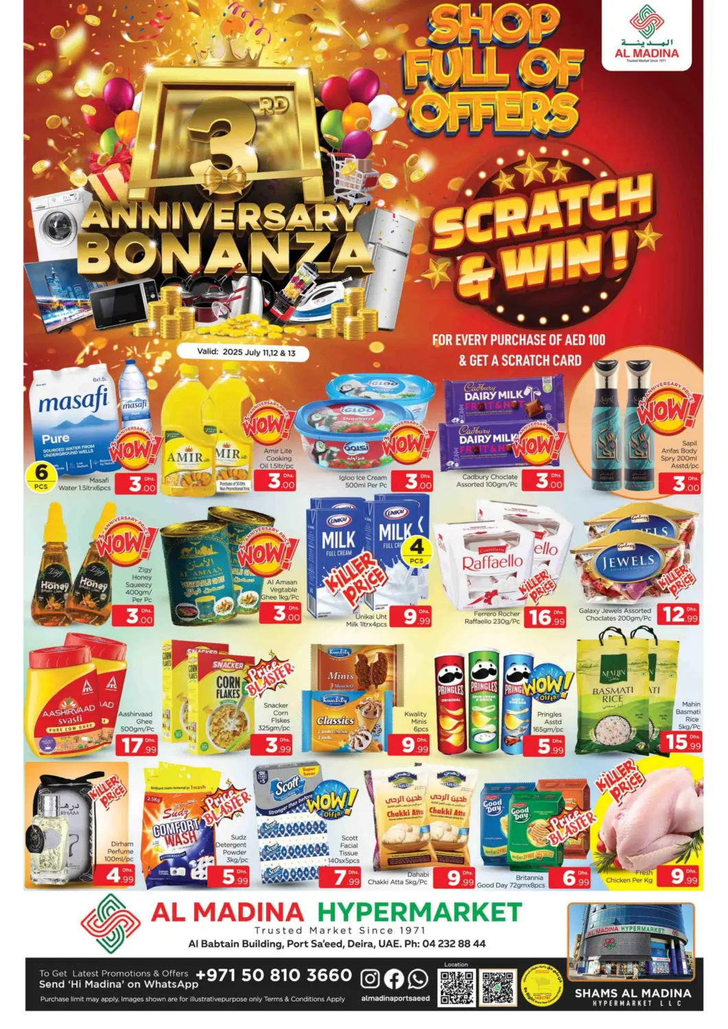 UAE - Dubai AL MADINA (Dubai) offers in D4D Online. Port Saeed - Deira. . Till 13th July