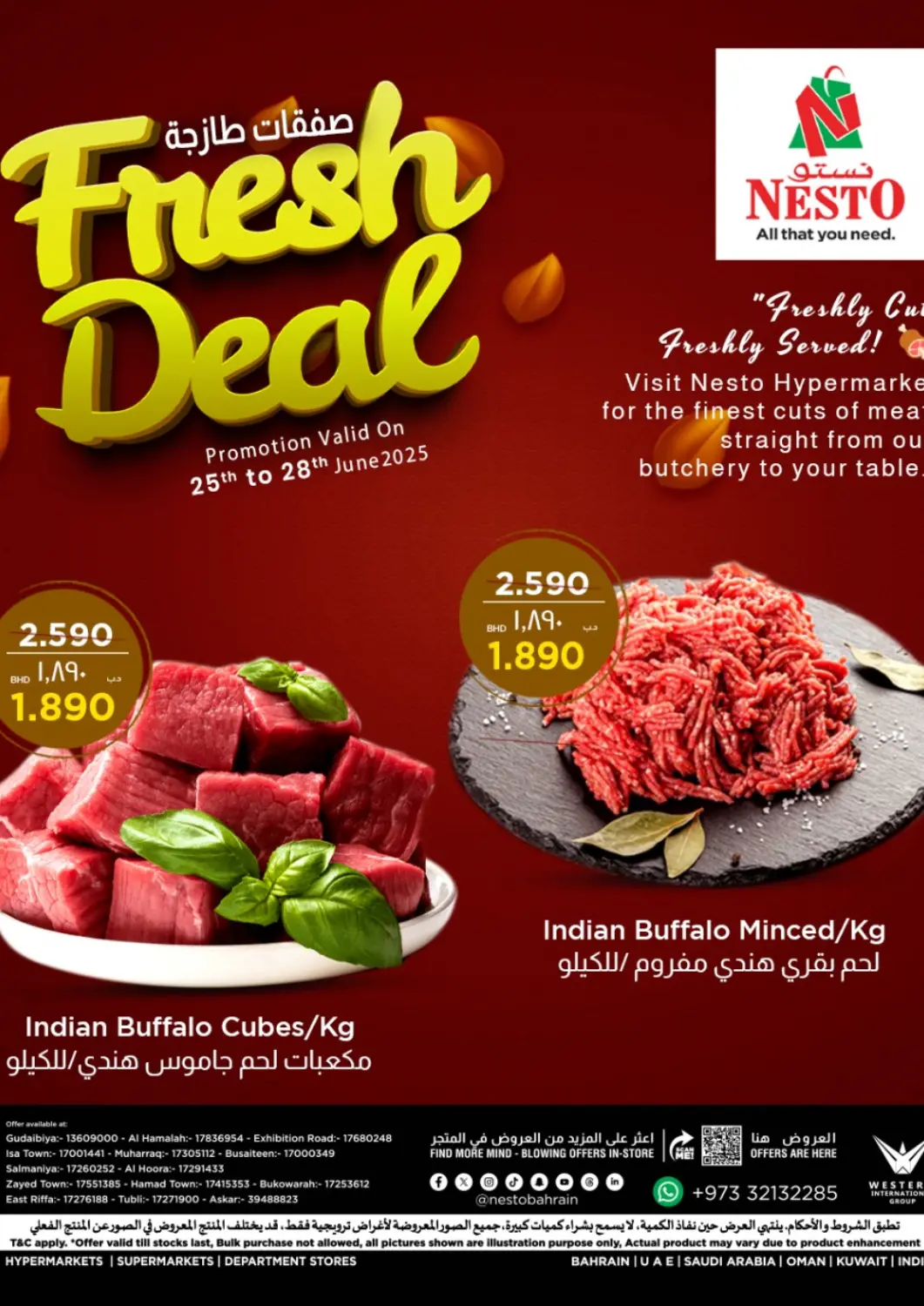 Bahrain NESTO  offers in D4D Online. Fresh Deal. . Till 28th June