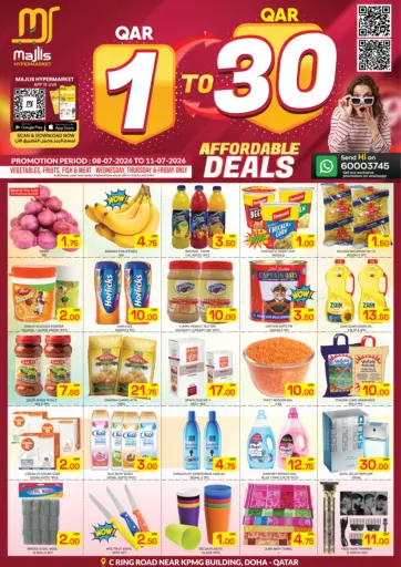 QAR 1 To QAR 30 Deals@ C Ring Road