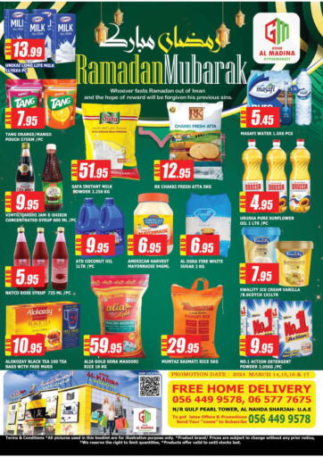 UAE - Sharjah / Ajman Azhar Al Madina Hypermarket offers in D4D Online. Al Nahda - Sharjah. . Till 17th March