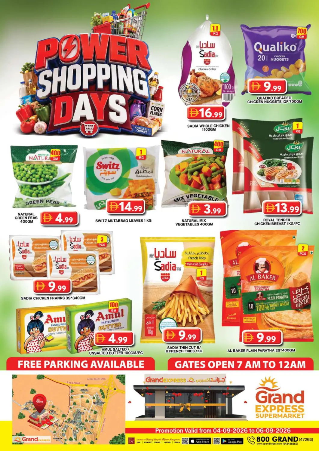 UAE - Dubai Grand Hyper Market offers in D4D Online. Grand Express Supermarket. . Till 6th September