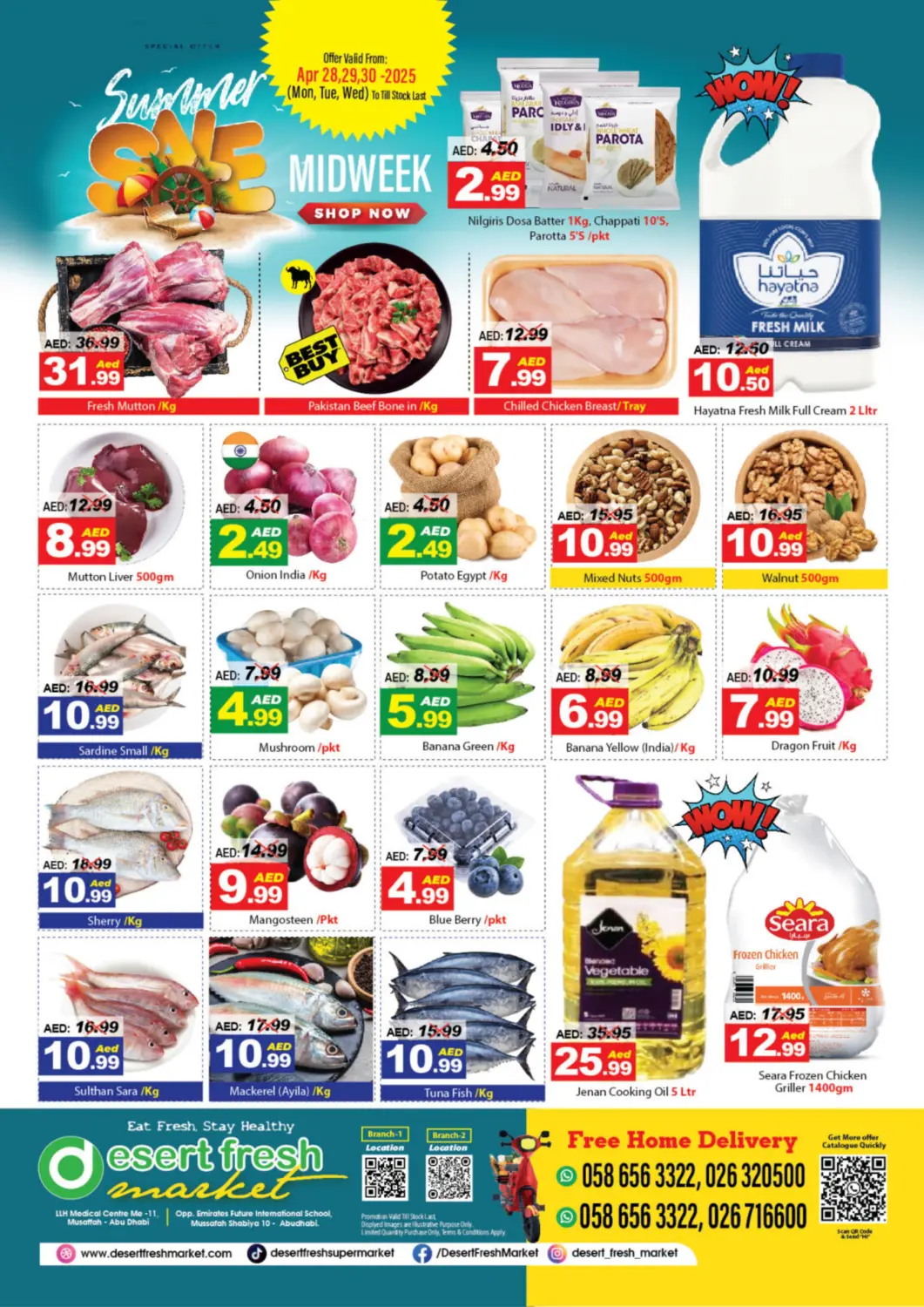 UAE - Abu Dhabi DESERT FRESH MARKET  offers in D4D Online. Summer Save. . Till 30th April