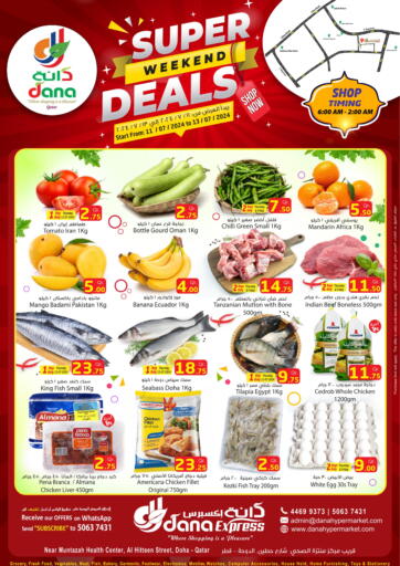 Qatar - Doha Dana Hypermarket offers in D4D Online. Super Weekend Deals. . Till 13th July