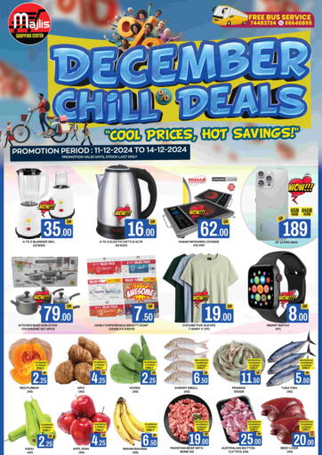 Qatar - Al Rayyan Majlis Shopping Center offers in D4D Online. December Chill Deals. . Till 14th December