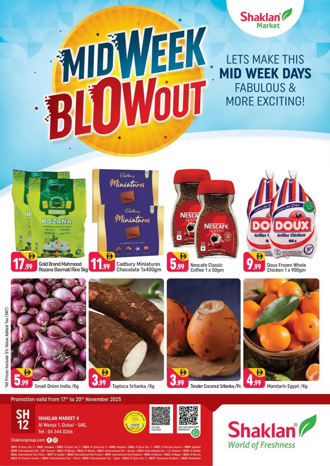 UAE - Dubai Shaklan  offers in D4D Online. Al Warqa 1, Dubai. . Till 20th November