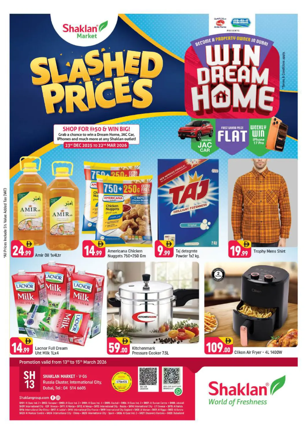 UAE - Dubai Shaklan  offers in D4D Online. Russia Cluster IC ,Dubai. . Till 15th March