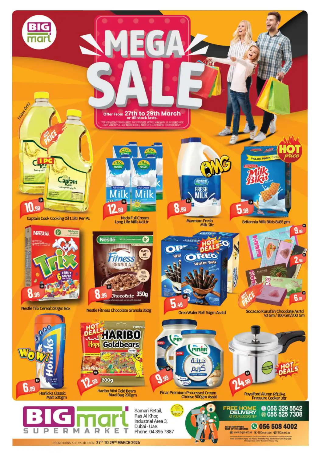 UAE - Dubai BIGmart offers in D4D Online. Ras Al Khor, Dubai. . Till 29th March