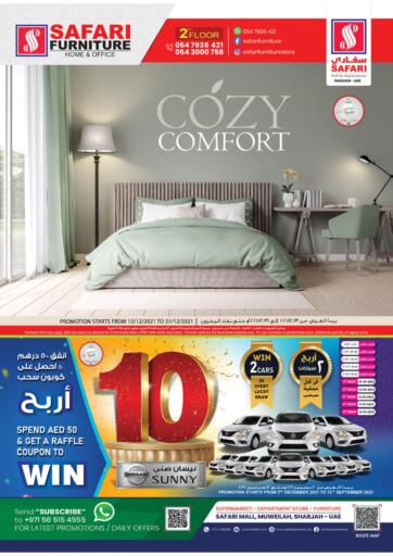 UAE - Sharjah / Ajman Safari Hypermarket  offers in D4D Online. Cozy Comfort. . Till 31st December