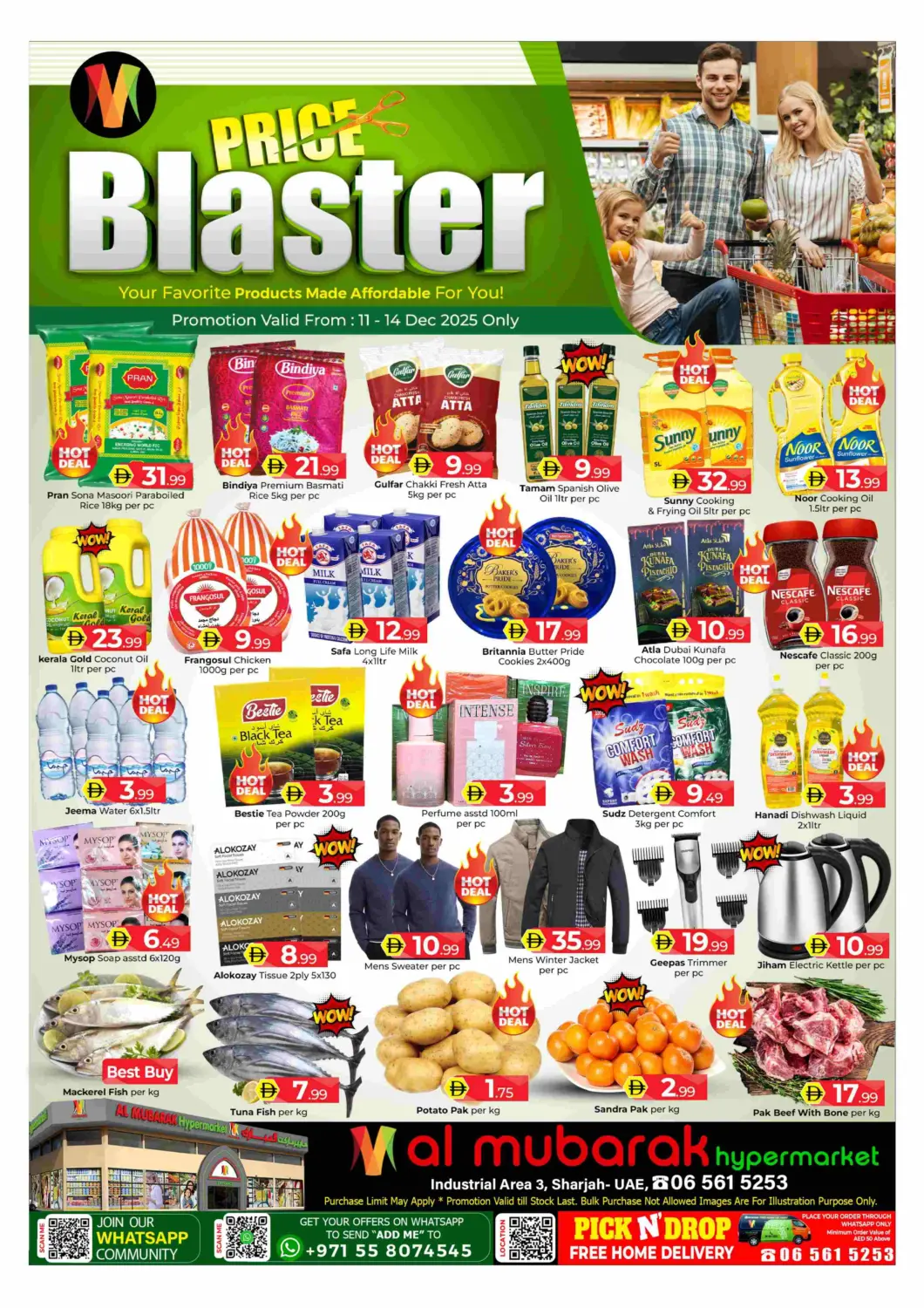 UAE - Sharjah / Ajman Mubarak Hypermarket Sharjah offers in D4D Online. Price Blaster. . Till 14th December