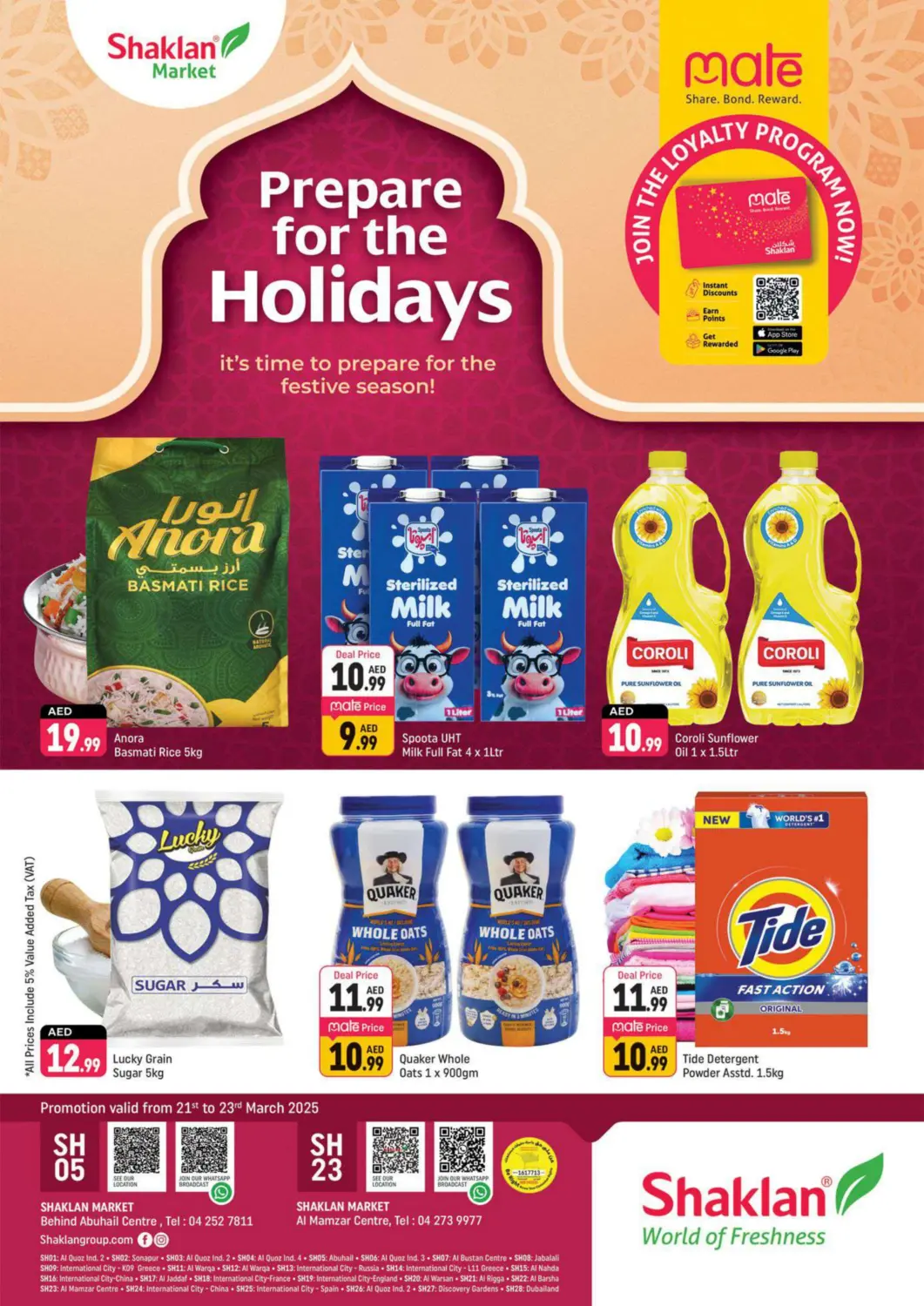 UAE - Dubai Shaklan  offers in D4D Online. Behind Abuhail Centre, Al Mamzar Centre- Dubai. . Till 23rd March