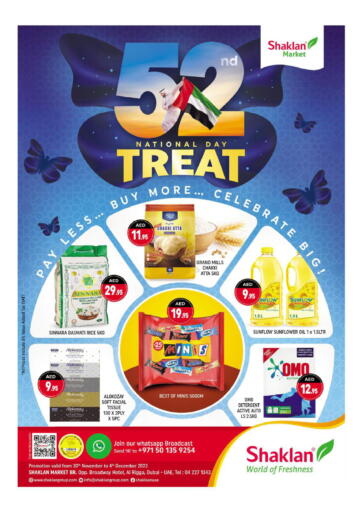 UAE - Dubai Shaklan  offers in D4D Online. Al Rigga, Dubai.. . Till 4th December
