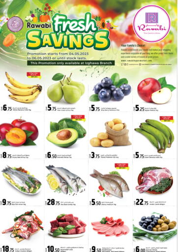 Qatar - Al-Shahaniya Rawabi Hypermarkets offers in D4D Online. Fresh Deals @ Izghawa. . Till 6th May