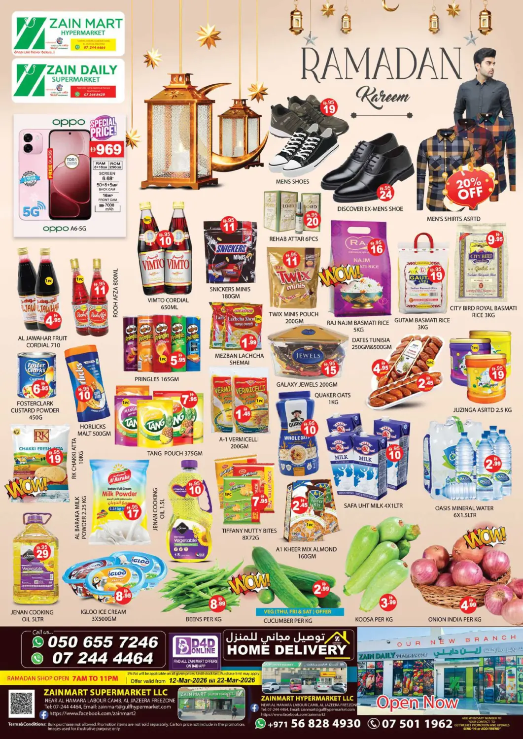 UAE - Ras al Khaimah Zain Mart Supermarket offers in D4D Online. Ramadan Kareem. . Till 22nd March