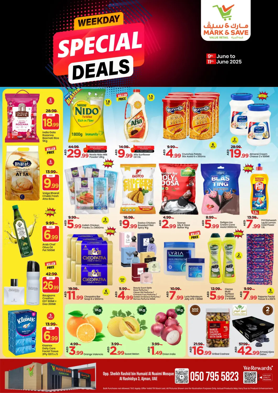 UAE - Sharjah / Ajman Mark & Save offers in D4D Online. Rashidiya - Ajman. . Till 11th June