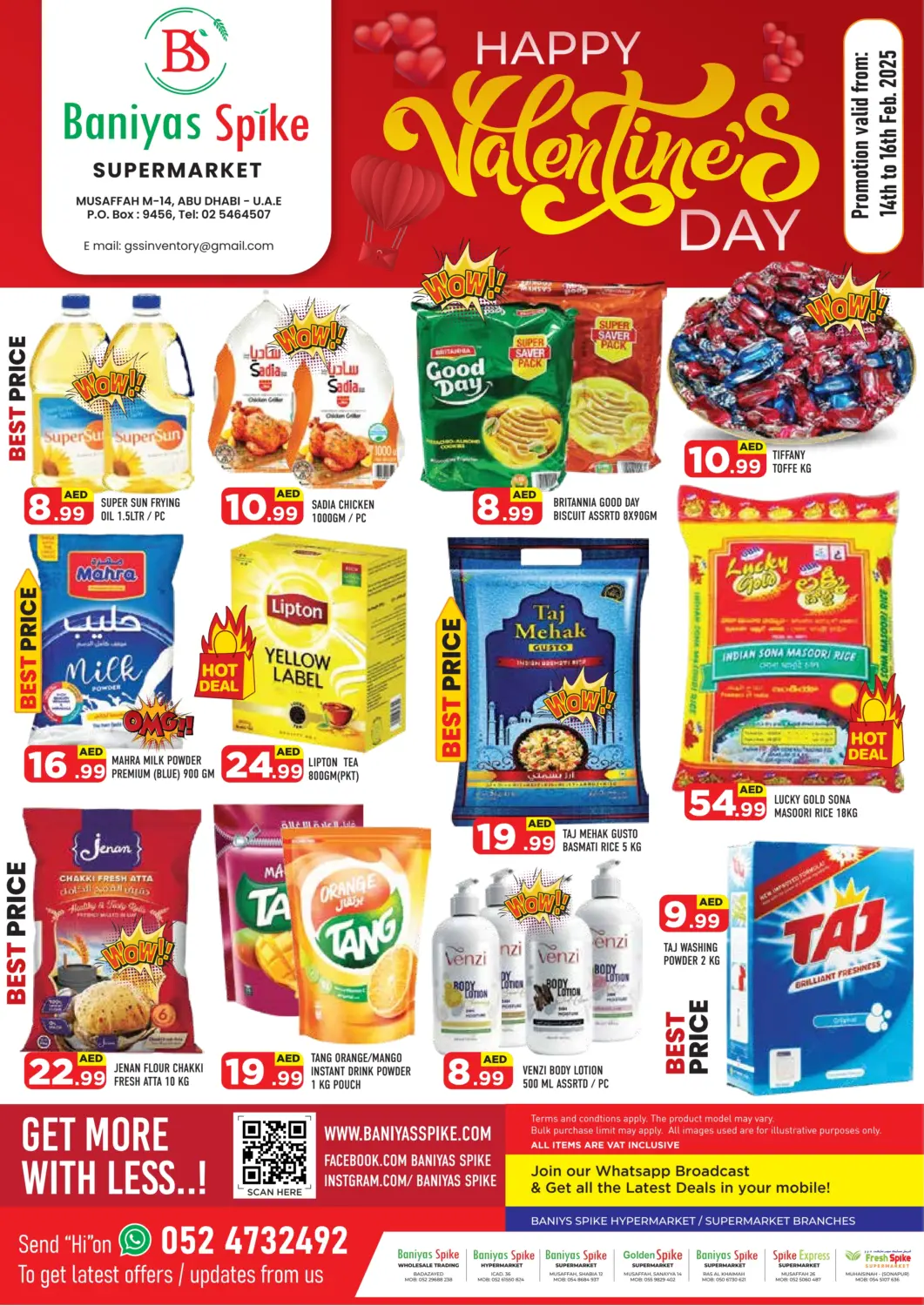 UAE - Abu Dhabi Baniyas Spike  offers in D4D Online. Musaffah 14 - Abudhabi. . Till 16th February