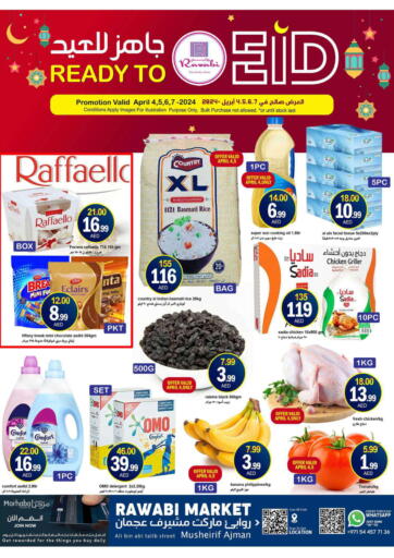 UAE - Sharjah / Ajman Rawabi Market Ajman offers in D4D Online. Ready To Eid. . Till 7th April