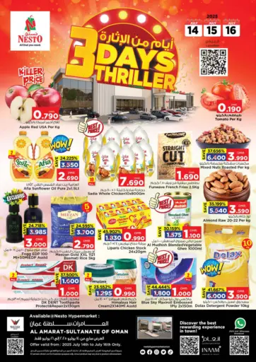 Nesto Hyper Market - 3 Days Thriller in Oman Offers - Oman 3 Days Thriller