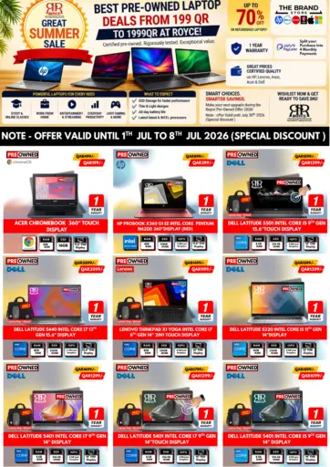 Best Pre Owned Laptop Deals From 199QR