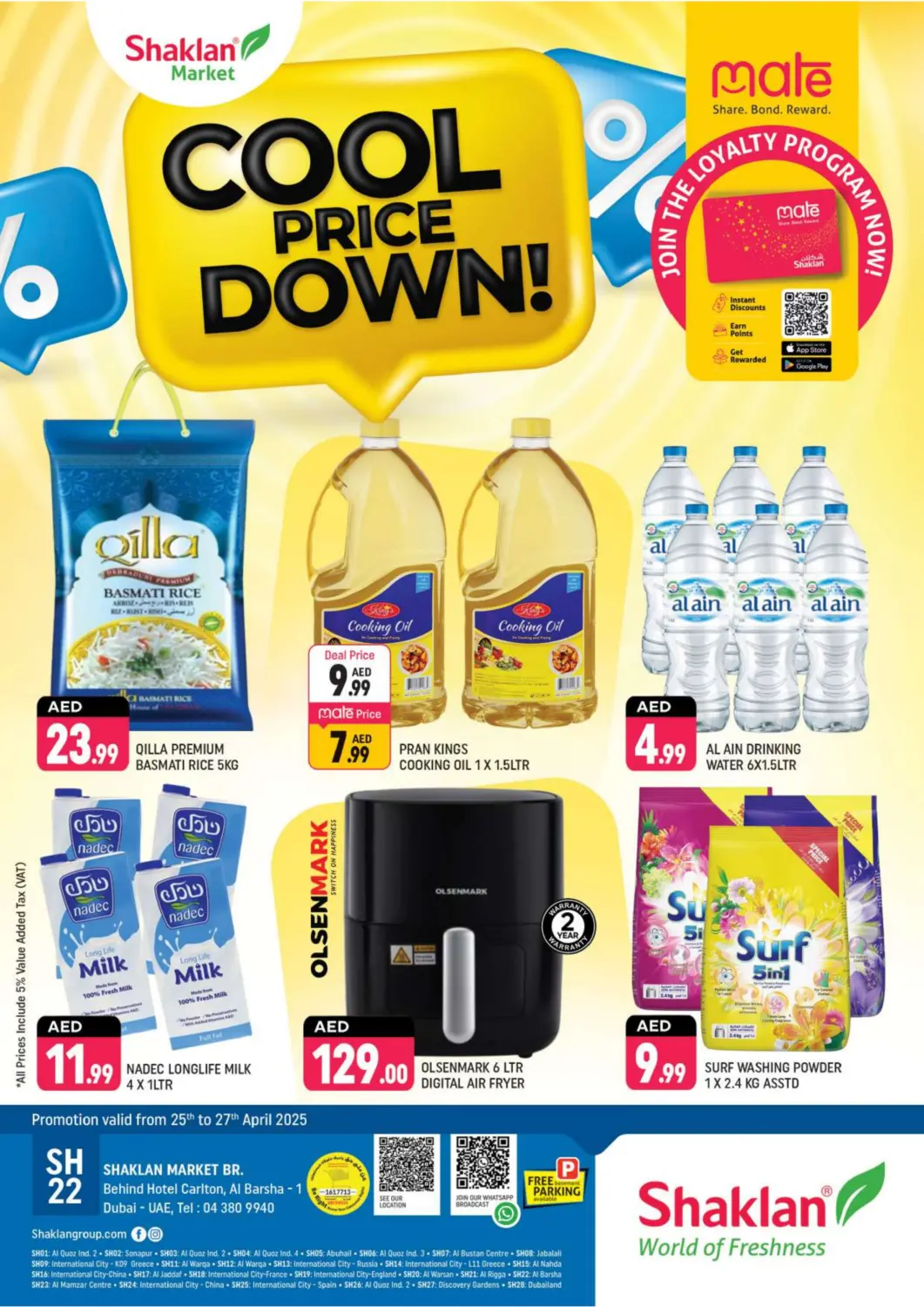 UAE - Dubai Shaklan  offers in D4D Online. Al Barsha 1, Dubai.. . Till 27th April