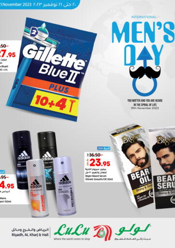 KSA, Saudi Arabia, Saudi - Tabuk LULU Hypermarket offers in D4D Online. International Mens Days. . Till 21th November