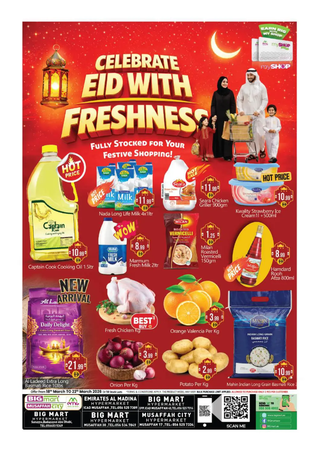 UAE - Abu Dhabi BIGmart offers in D4D Online. Badazayed-Abu Dhabi. . Till 22nd March