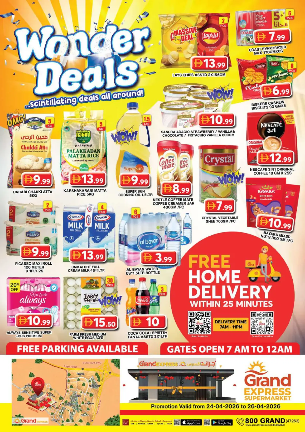 UAE - Dubai Grand Hyper Market offers in D4D Online. Grand Express Supremarket. . Till 26th April