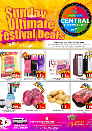 UAE - Dubai Central Hypermarket L.L.C offers in D4D Online. Sunday Ultimate Festival Deals. . Only On 5th March