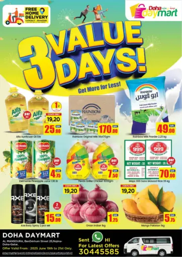 Doha Daymart - 3 Vallue Days in Qatar Offers - Qatar 3 Vallue Days