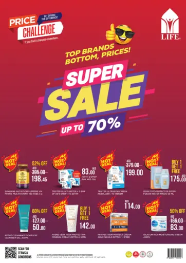 Life Pharmacy - Super Sale Upto 70% Off in UAE Offers - United Arab Emirates Super Sale Upto 70% Off