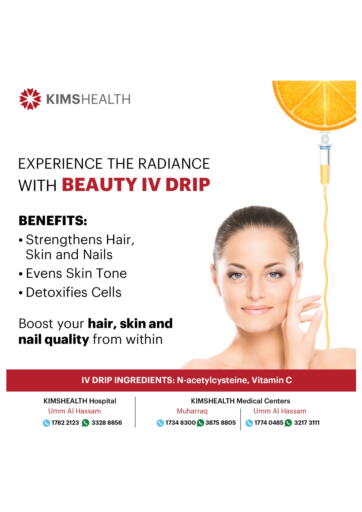 Experience the radiance with beauty IV drip