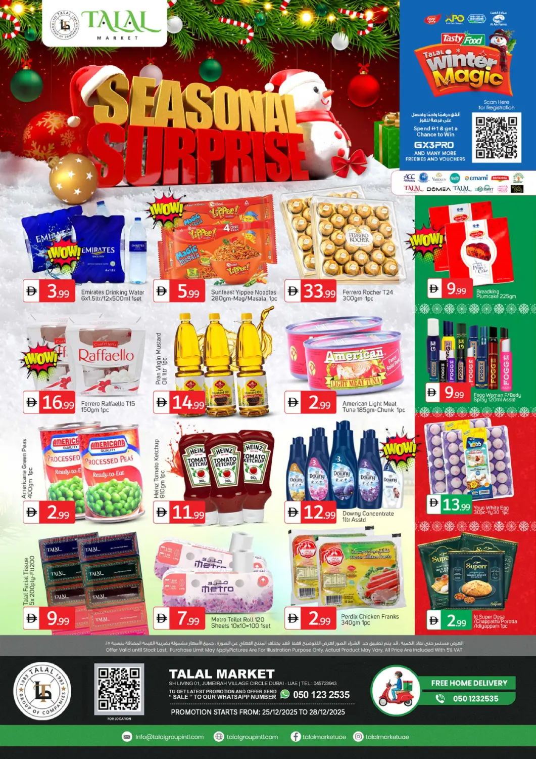 UAE - Dubai TALAL MARKET offers in D4D Online. Jumeirah Village Circle, Dubai. . Till 28th December