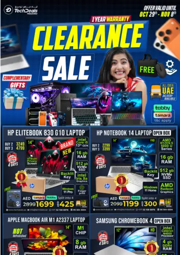 TechDeals Electronics Trading - Clearance Sale in UAE Offers - United Arab Emirates Clearance Sale