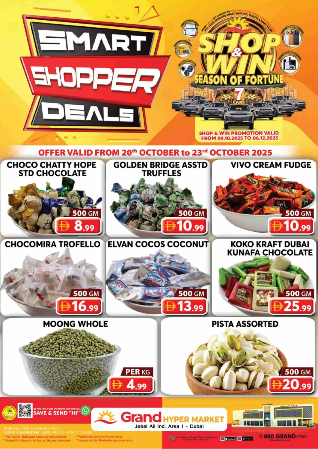UAE - Dubai Grand Hyper Market offers in D4D Online. Jabel Ali industrial Area 1 - Dubai. . Till 23rd October