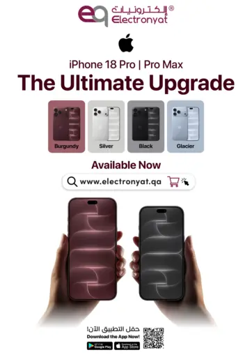 The iPhone 18 Pro & Pro Max are available now at Electronyat!