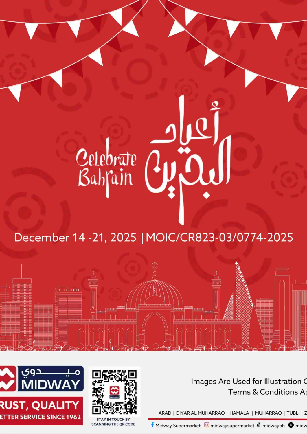 Bahrain Midway Supermarket offers in D4D Online. Celebrate Bahrain. . Till 21st December