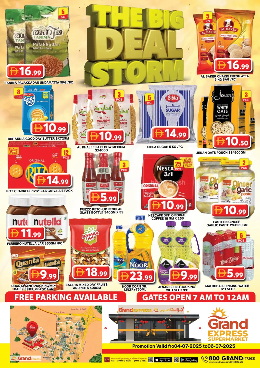 UAE - Dubai Grand Hyper Market offers in D4D Online. Grand Express Supermarket. . Till 6th July