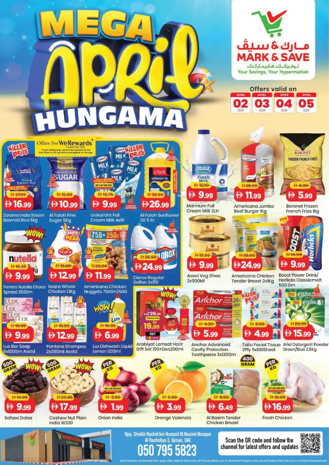 UAE - Sharjah / Ajman Mark & Save offers in D4D Online. Al Rashidiya 3, Ajman. . Till 5th April