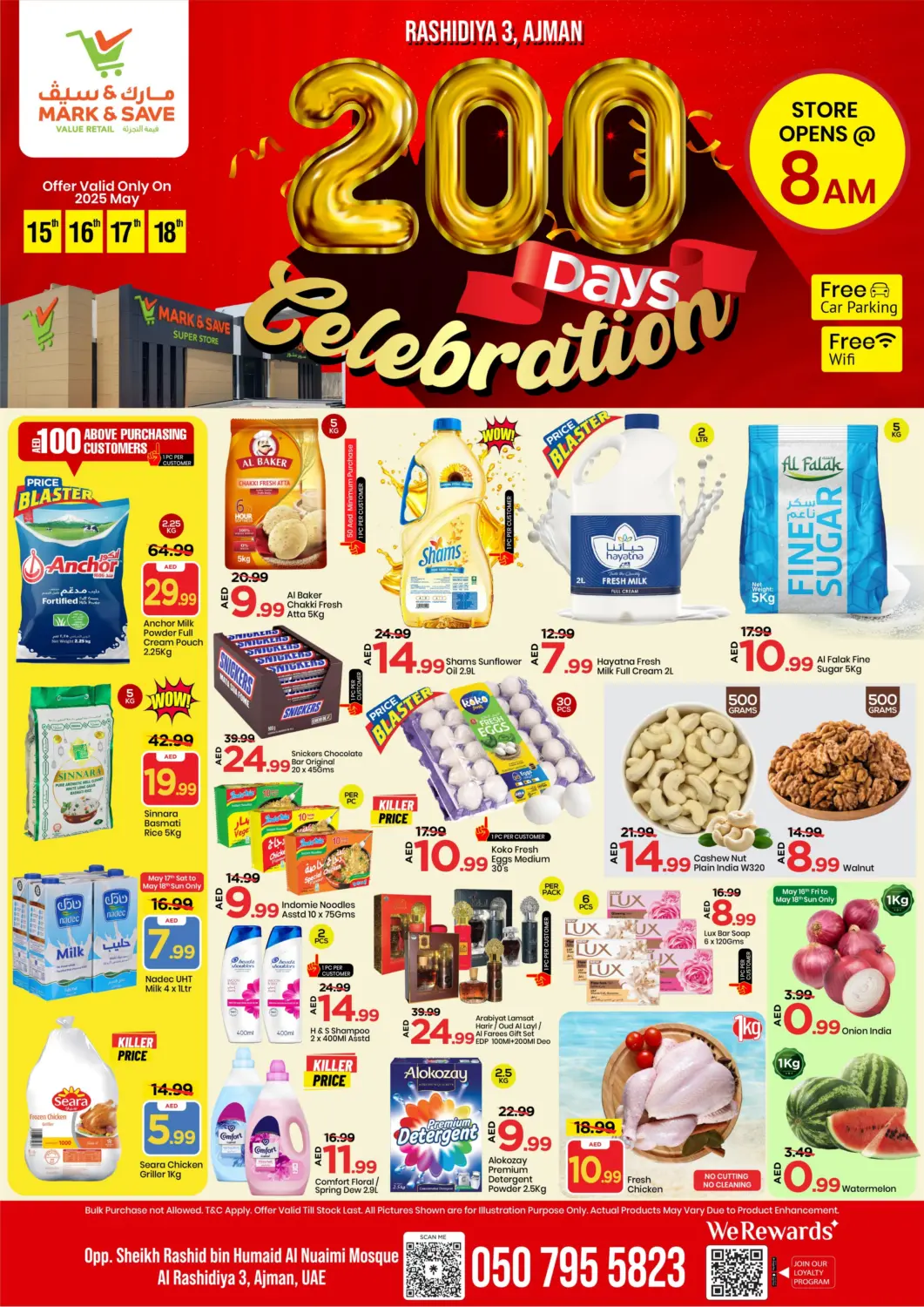 UAE - Sharjah / Ajman Mark & Save offers in D4D Online. Rashidiya , Ajman. . Till 18th May