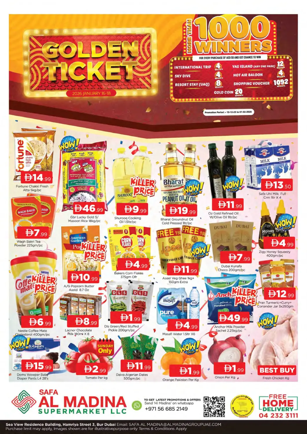 UAE - Dubai AL MADINA (Dubai) offers in D4D Online. Safa Al Madina - Burdubai. . Till 18th January