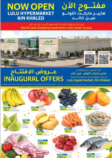Qatar - Al Daayen LuLu Hypermarket offers in D4D Online. Inaugral Offers @Ain Khaled. . Till 26th April