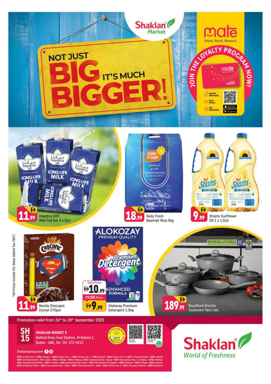 UAE - Dubai Shaklan  offers in D4D Online. Al Nahda 1 , Dubai. . Till 28th September