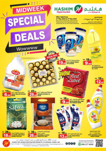UAE - Sharjah / Ajman Hashim Hypermarket offers in D4D Online. Midweek Special Deals. . Till 3rd May