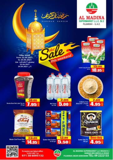 UAE - Fujairah Al Madina Supermarket LLC offers in D4D Online. Hot Sale. . Till 24th April
