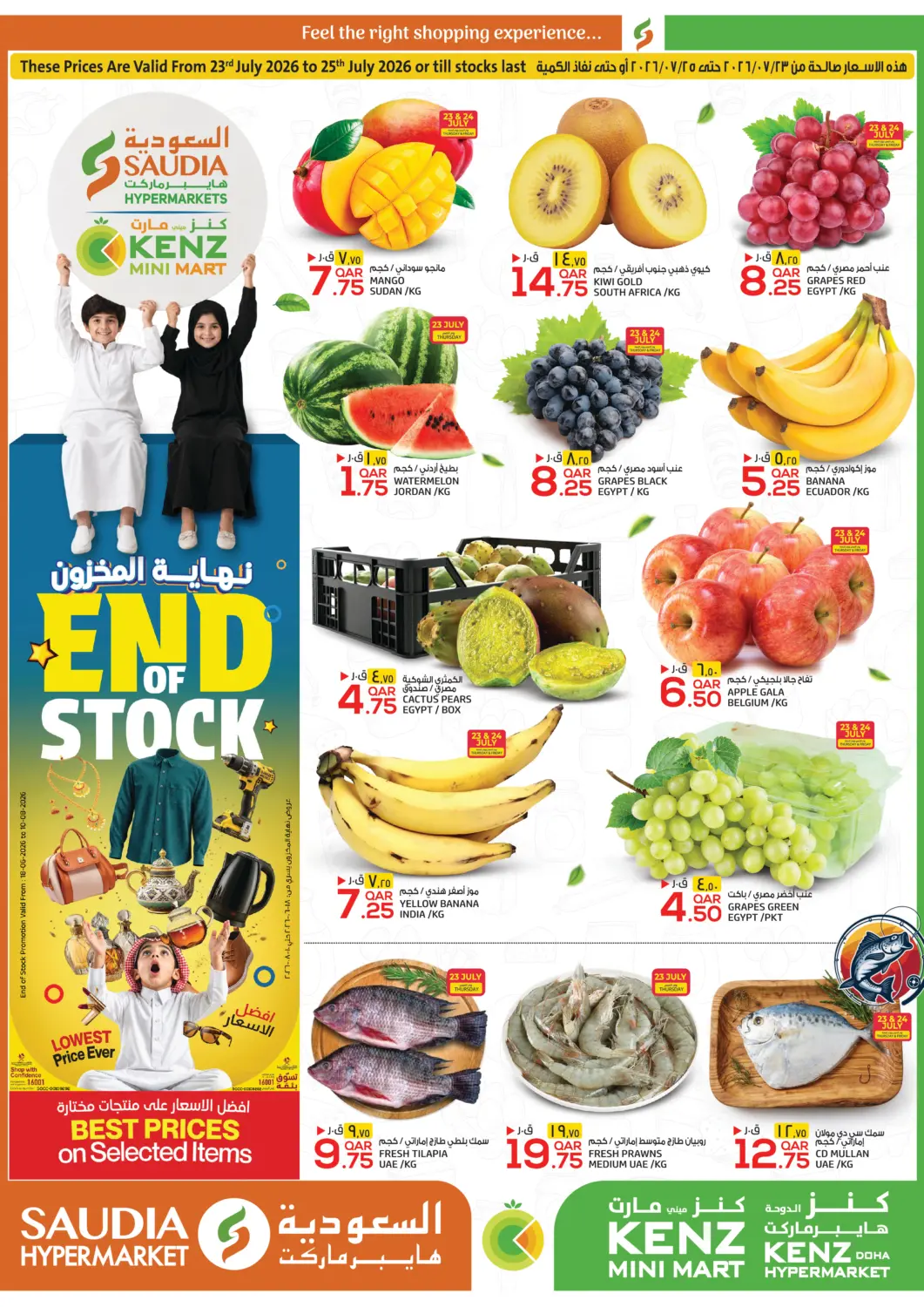Qatar - Umm Salal Saudia Hypermarket offers in D4D Online. End Of Stock. . Till 25th July