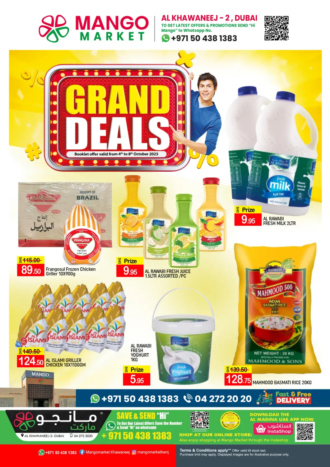 UAE - Dubai Mango Hypermarket LLC offers in D4D Online. Al Khawaneej - Dubai. . Till 8th October
