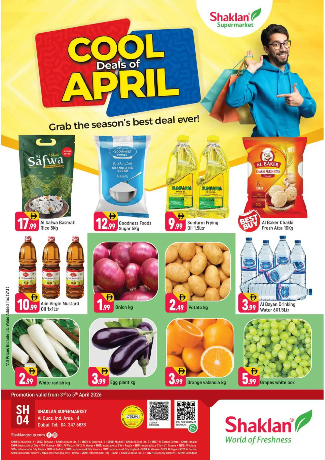 UAE - Dubai Shaklan  offers in D4D Online. Al Quoz Industrial Area-4,Dubai. . Till 5th April