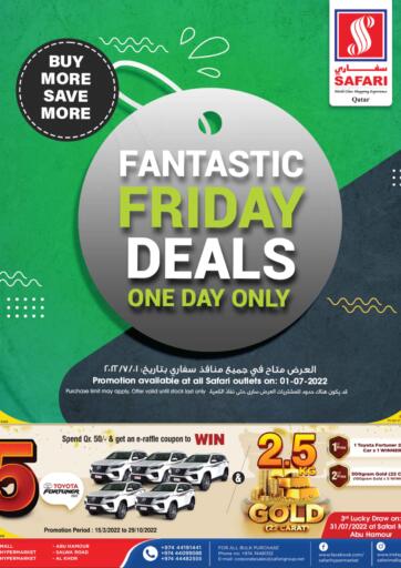 Qatar - Al Daayen Safari Hypermarket offers in D4D Online. Fantastic Friday Deals. . Only On 01st July