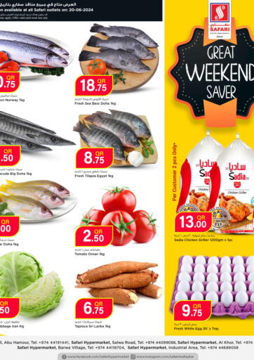 Qatar - Doha Safari Hypermarket offers in D4D Online. Great Weekend Saver. . Only On 20th June
