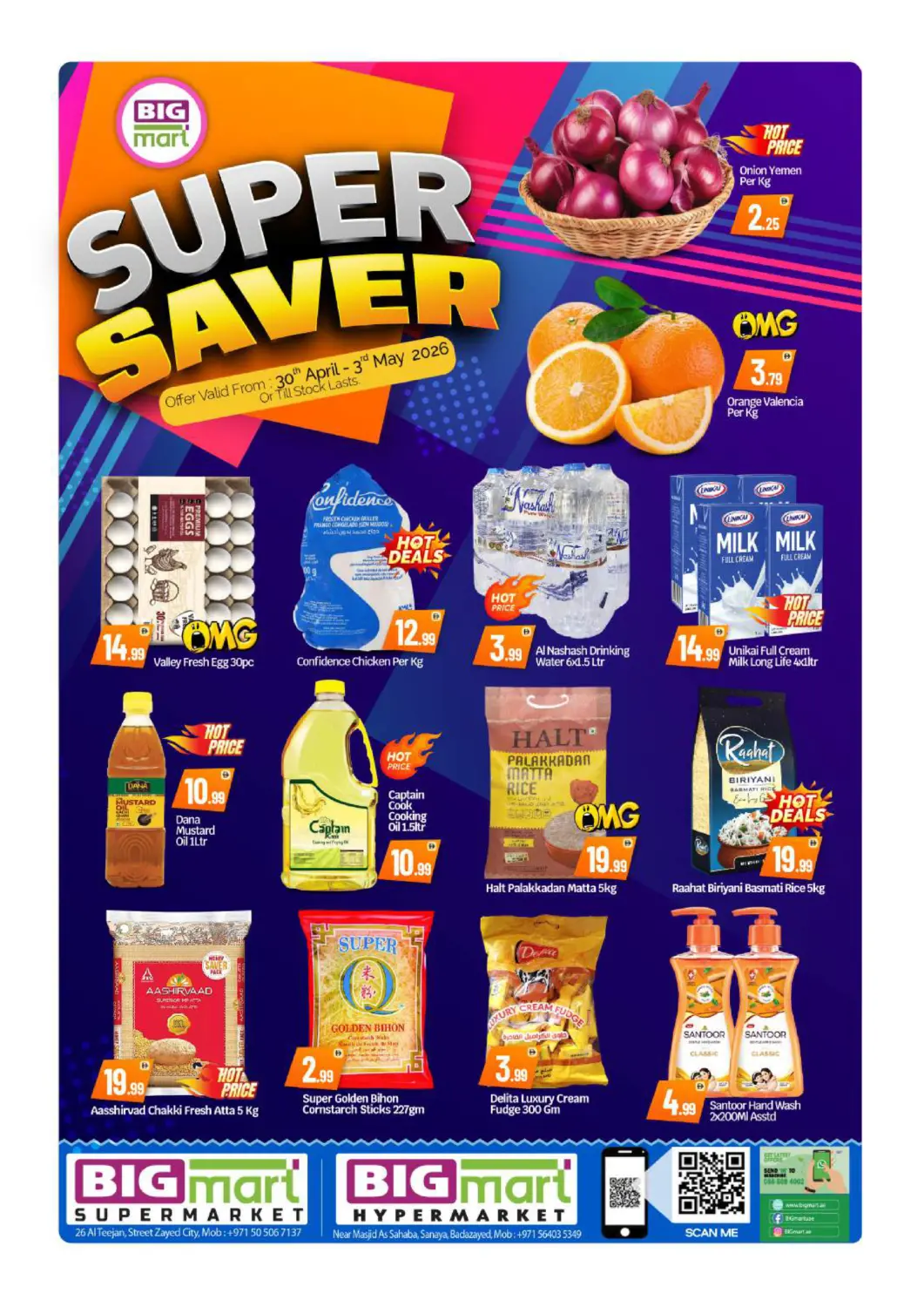 UAE - Abu Dhabi BIGmart offers in D4D Online. Al Teejan Street | Badazayad. . Till 3rd May